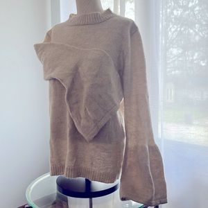MNG Sweater with flared sleeves